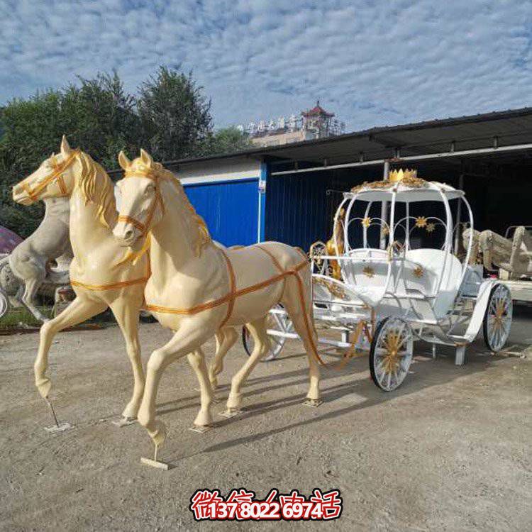 玻璃鋼仿真動(dòng)物馬車，讓您的公園和游樂場更具吸引力