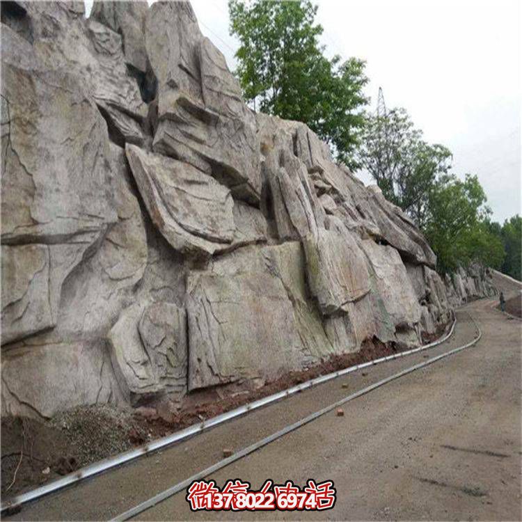 美輪美奐的景觀石，改善戶外街道路邊大型景觀