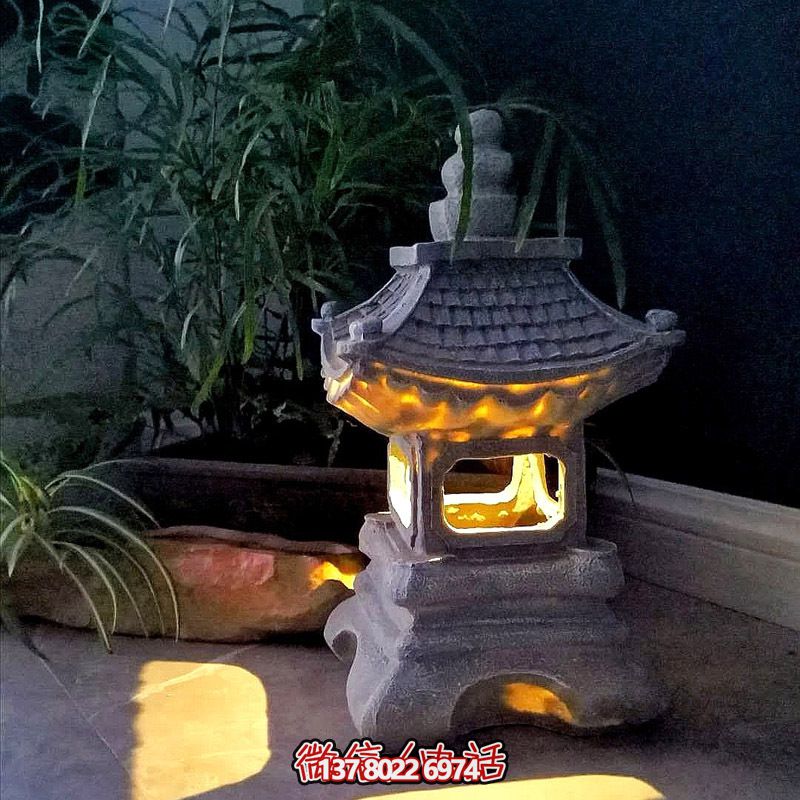 日式風落地宮燈，創(chuàng)意裝飾庭院室內擺件