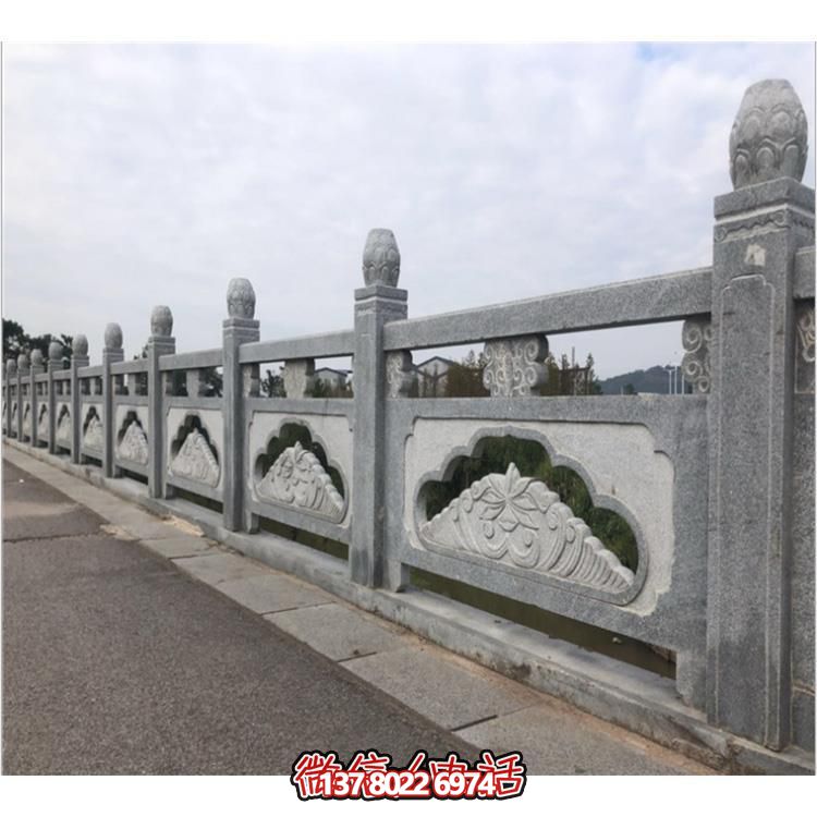 精致青石石雕欄桿，打造美麗公園景區