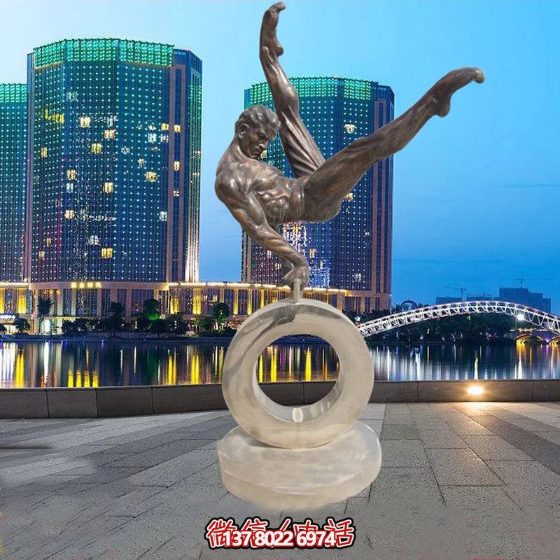 學(xué)校廣場抽象不銹鋼體操運動人物雕塑 學(xué)校廣場抽象不銹鋼體操運動人物雕塑