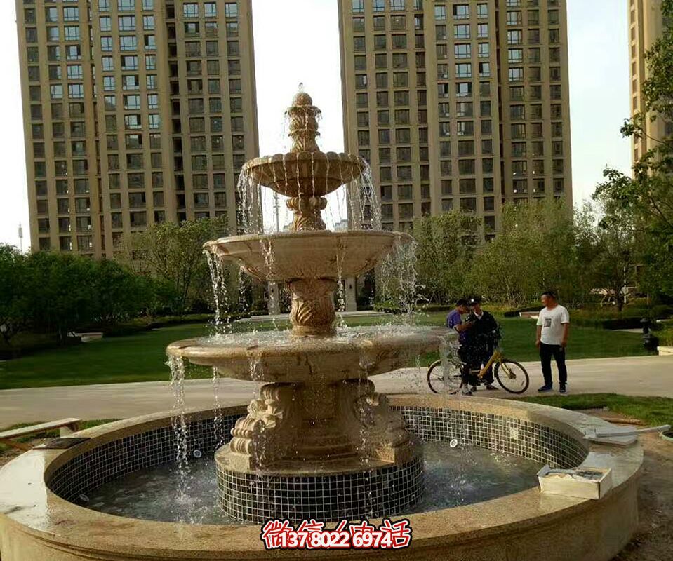 小區(qū)廣場擺放歐式大理石風(fēng)水球噴泉雕塑 小區(qū)廣場擺放歐式大理石風(fēng)水球噴泉雕塑